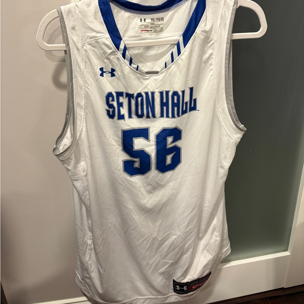 Under Armour Blue and White Athletic Jersey